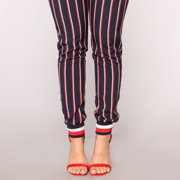 Don't sleep on me striped set Fashion Nova… - Picture 2 of 4